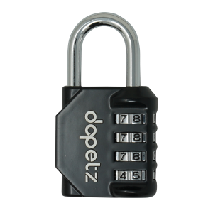 Padlock Combination Long / Short Shackle 4 Digit Lock Locker Gym Bag Travel Case
