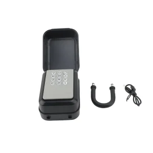 Gray Smart Key Lock Box App Control PIN Code Unlock Electronic Bluetooth Key SG
