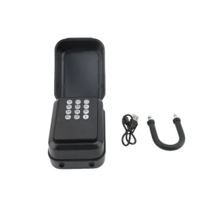 Black Smart Key Lock Box App Control PIN Code Unlock Electronic Bluetooth Ke SG