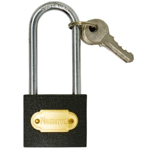 38mm Long Shackle Padlock Heavy Duty 3 Keys Security Outdoor Shed